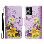 Custodia per cellulare in pelle con motivo a disegno colorato, For OPPO Reno7 4G