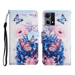 Custodia per cellulare in pelle con motivo a disegno colorato, For OPPO Reno7 4G