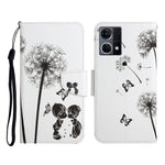 Custodia per cellulare in pelle con motivo a disegno colorato, For OPPO Reno7 4G