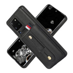 Custodia per cellulare in pelle con cavalletto da polso, For Samsung Galaxy S20 Ultra, For Samsung Galaxy S20 FE, For Samsung Galaxy S21 FE 5G, For Samsung Galaxy A73 5G