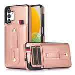 Custodia per cellulare in pelle con cavalletto da polso, For Samsung Galaxy A72 5G / 4G, For Samsung Galaxy A52 5G / 4G, For Samsung Galaxy A42 5G, For Samsung Galaxy A32 5G