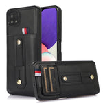 Custodia per cellulare in pelle con cavalletto da polso, For Samsung Galaxy A22 5G, For Samsung Galaxy A12 5G, For Samsung Galaxy A53 5G, For Samsung Galaxy A33 5G
