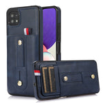 Custodia per cellulare in pelle con cavalletto da polso, For Samsung Galaxy A22 5G, For Samsung Galaxy A12 5G, For Samsung Galaxy A53 5G, For Samsung Galaxy A33 5G