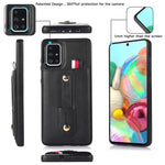 Custodia per cellulare in pelle con cavalletto da polso, For Samsung Galaxy A71 5G, For Samsung Galaxy A71 4G, For Samsung Galaxy A51 5G, For Samsung Galaxy A51 4G