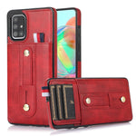 Custodia per cellulare in pelle con cavalletto da polso, For Samsung Galaxy A71 5G, For Samsung Galaxy A71 4G, For Samsung Galaxy A51 5G, For Samsung Galaxy A51 4G