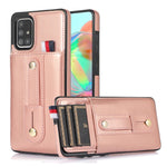 Custodia per cellulare in pelle con cavalletto da polso, For Samsung Galaxy A71 5G, For Samsung Galaxy A71 4G, For Samsung Galaxy A51 5G, For Samsung Galaxy A51 4G