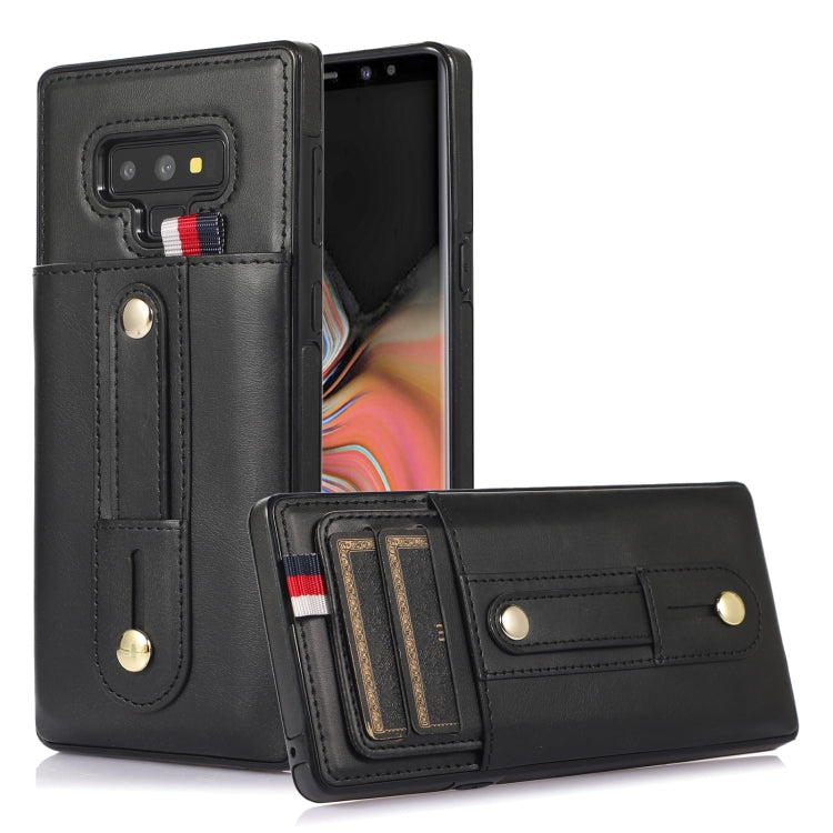 Custodia per cellulare in pelle con cavalletto da polso, For Samsung Galaxy A13 5G / 4G, For Samsung Galaxy Note9, For Samsung Galaxy Note20, For Samsung Galaxy Note20 Ultra