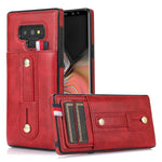 Custodia per cellulare in pelle con cavalletto da polso, For Samsung Galaxy A13 5G / 4G, For Samsung Galaxy Note9, For Samsung Galaxy Note20, For Samsung Galaxy Note20 Ultra
