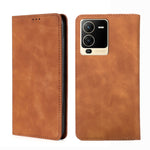 Custodia per telefono in pelle con vibrazione orizzontale magnetica Skin Feel, For vivo S10/S10 Pro, For vivo S15 5G, For vivo S15 Pro 5G, For vivo S15e 5G/T1 Snapdragon 778G