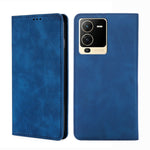Custodia per telefono in pelle con vibrazione orizzontale magnetica Skin Feel, For vivo S10/S10 Pro, For vivo S15 5G, For vivo S15 Pro 5G, For vivo S15e 5G/T1 Snapdragon 778G