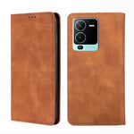 Custodia per telefono in pelle con vibrazione orizzontale magnetica Skin Feel, For vivo S10/S10 Pro, For vivo S15 5G, For vivo S15 Pro 5G, For vivo S15e 5G/T1 Snapdragon 778G