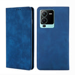 Custodia per telefono in pelle con vibrazione orizzontale magnetica Skin Feel, For vivo S10/S10 Pro, For vivo S15 5G, For vivo S15 Pro 5G, For vivo S15e 5G/T1 Snapdragon 778G