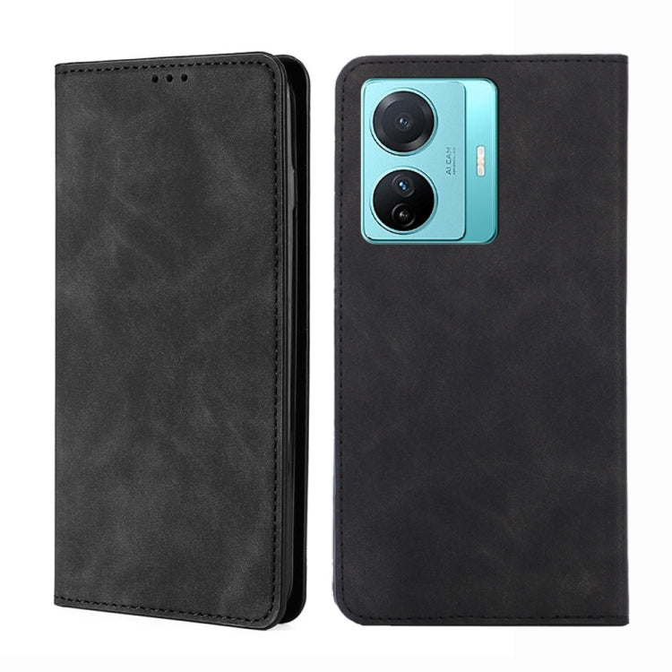 Custodia per telefono in pelle con vibrazione orizzontale magnetica Skin Feel, For vivo S10/S10 Pro, For vivo S15 5G, For vivo S15 Pro 5G, For vivo S15e 5G/T1 Snapdragon 778G