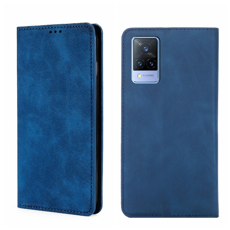 Custodia per telefono in pelle con vibrazione orizzontale magnetica Skin Feel, For vivo V21 4G/5G, For vivo V21e 4G/Y73 2021, For vivo X60 Pro Overseas Version / X60 5G Curved Surface Version, For vivo X70