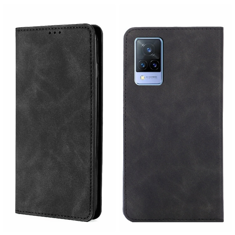 Custodia per telefono in pelle con vibrazione orizzontale magnetica Skin Feel, For vivo V21 4G/5G, For vivo V21e 4G/Y73 2021, For vivo X60 Pro Overseas Version / X60 5G Curved Surface Version, For vivo X70