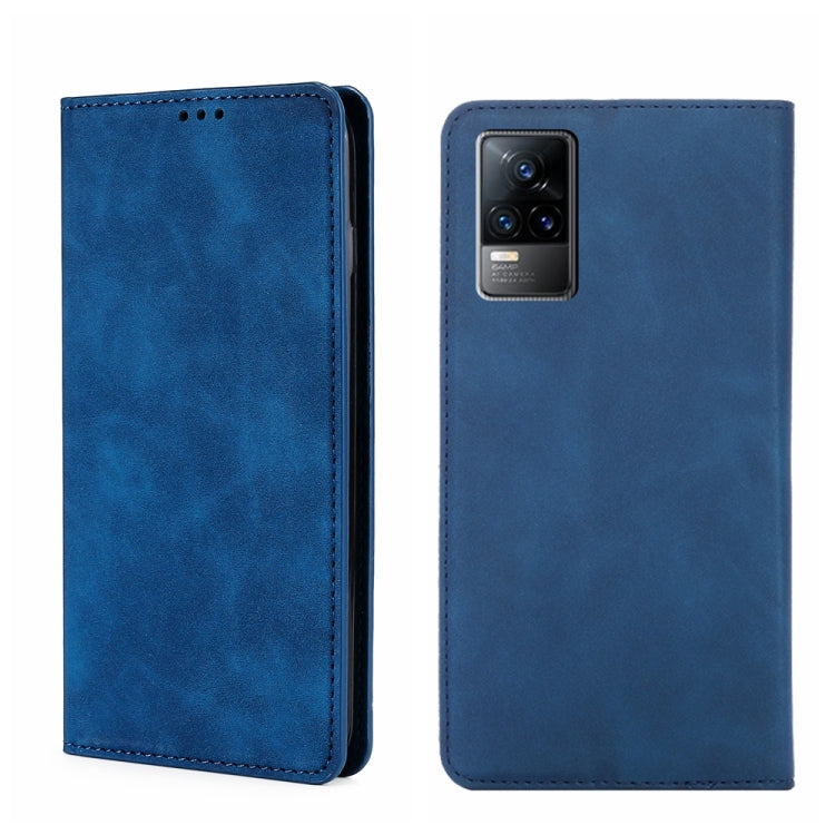 Custodia per telefono in pelle con vibrazione orizzontale magnetica Skin Feel, For vivo V21 4G/5G, For vivo V21e 4G/Y73 2021, For vivo X60 Pro Overseas Version / X60 5G Curved Surface Version, For vivo X70