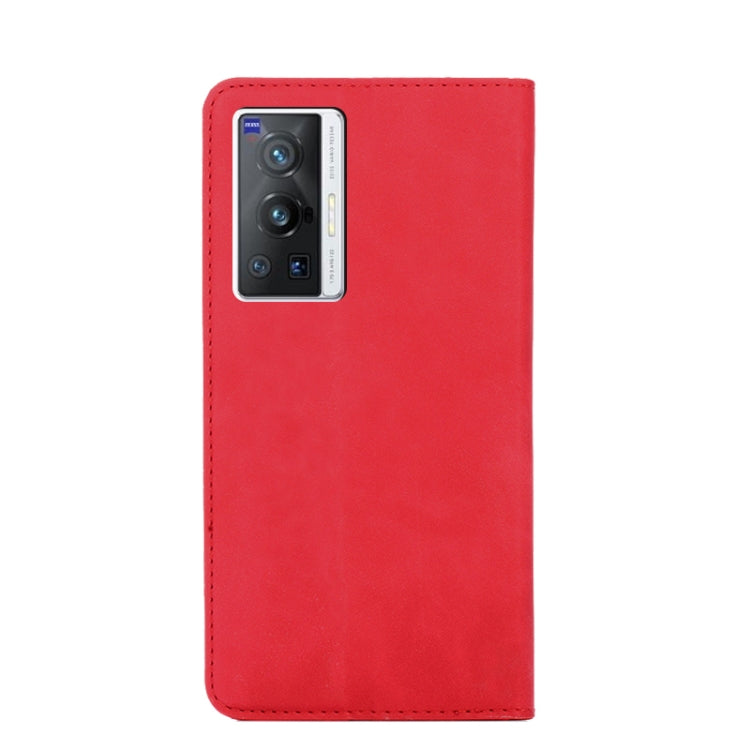 Custodia per telefono in pelle con vibrazione orizzontale magnetica Skin Feel, For vivo X70 Pro, For vivo X70 Pro+, For vivo Y15s Overseas Version, For vivo Y21/Y21s/Y33s