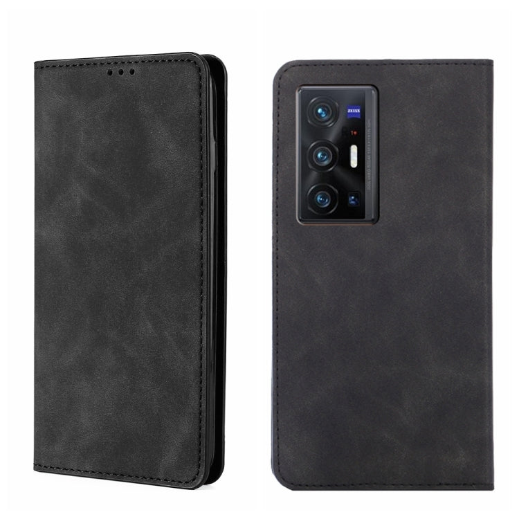 Custodia per telefono in pelle con vibrazione orizzontale magnetica Skin Feel, For vivo X70 Pro, For vivo X70 Pro+, For vivo Y15s Overseas Version, For vivo Y21/Y21s/Y33s