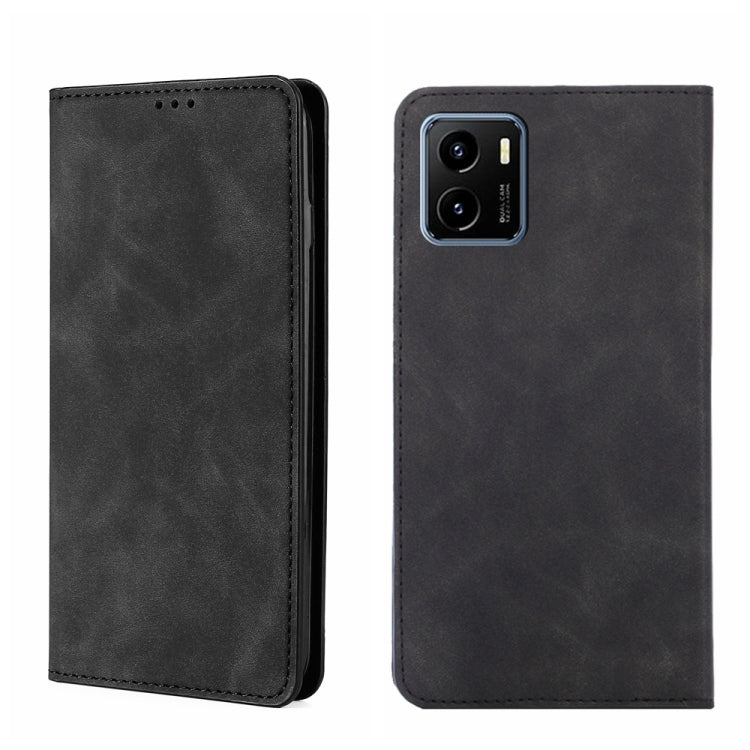 Custodia per telefono in pelle con vibrazione orizzontale magnetica Skin Feel, For vivo X70 Pro, For vivo X70 Pro+, For vivo Y15s Overseas Version, For vivo Y21/Y21s/Y33s