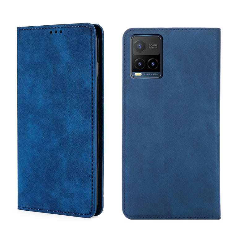 Custodia per telefono in pelle con vibrazione orizzontale magnetica Skin Feel, For vivo X70 Pro, For vivo X70 Pro+, For vivo Y15s Overseas Version, For vivo Y21/Y21s/Y33s