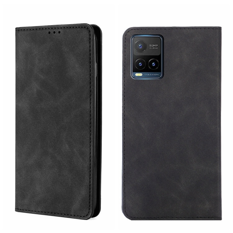 Custodia per telefono in pelle con vibrazione orizzontale magnetica Skin Feel, For vivo X70 Pro, For vivo X70 Pro+, For vivo Y15s Overseas Version, For vivo Y21/Y21s/Y33s