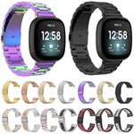 Cinturino in acciaio inossidabile per Fitbit Versa 4 e Sense 2