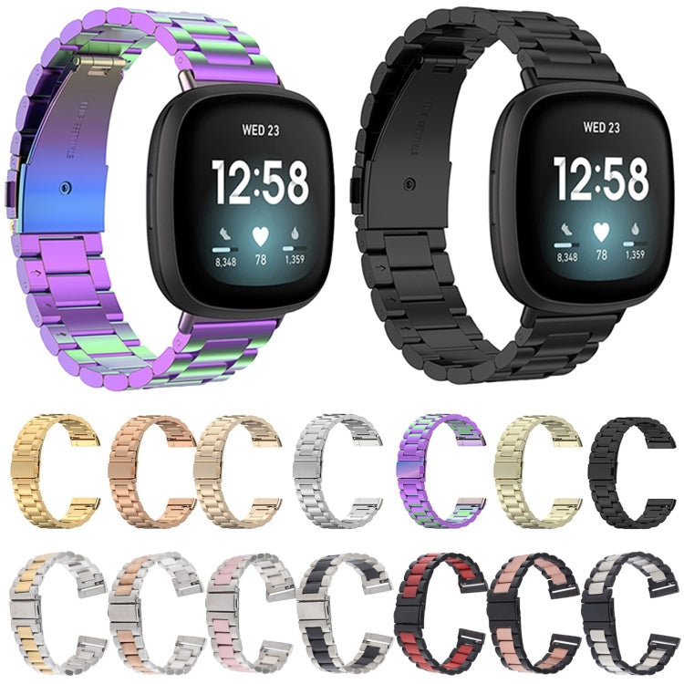 Cinturino in acciaio inossidabile per Fitbit Versa 4 e Sense 2