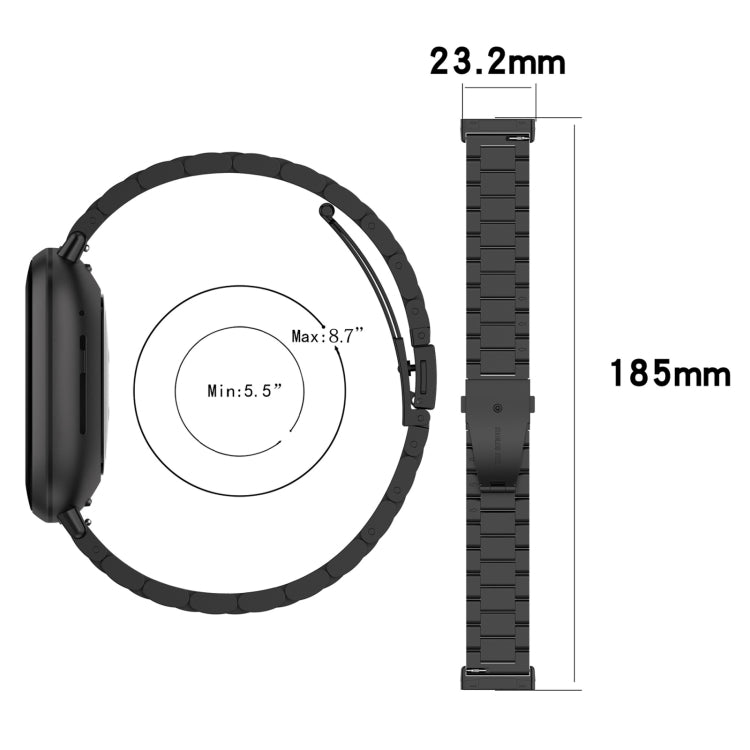 Cinturino in acciaio inossidabile per Fitbit Versa 4 e Sense 2