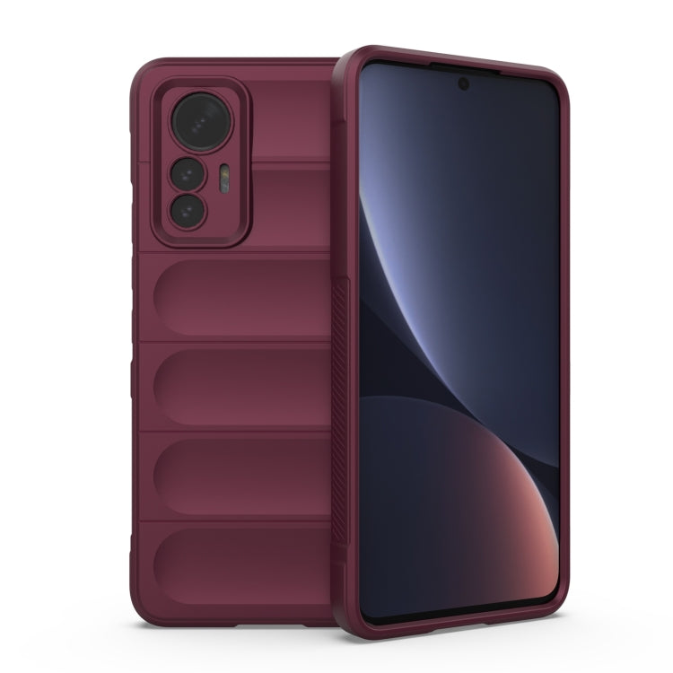 Magic Shield TPU + custodia per telefono in flanella, For Xiaomi 12 Lite
