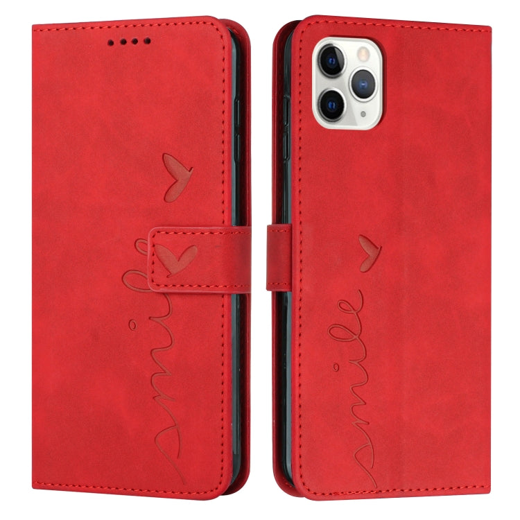 Custodia portafoglio in pelle con motivo cuore per iPhone 12 e 13