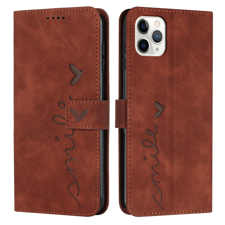 Custodia per telefono in pelle con motivo a cuore Skin Feel, For iPhone 12 Pro Max, For iPhone 11, For iPhone 11 Pro, For iPhone 11 Pro Max