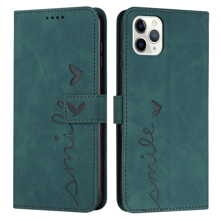 Custodia portafoglio in pelle con motivo cuore per iPhone