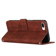 Custodia per telefono in pelle con motivo a cuore Skin Feel, For iPhone 8 Plus / 7 Plus / 6 Plus