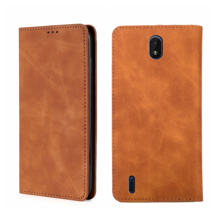 Custodia per telefono in pelle con vibrazione orizzontale magnetica Skin Feel, For Nokia C20 Plus, For Nokia C01 Plus/C1 2nd Editon, For Nokia C21, For Nokia C21 Plus