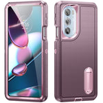 Custodia per telefono con supporto robusto 3 in 1, For Motorola Edge 30 Pro, For Samsung Galaxy A53