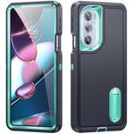 Custodia per telefono con supporto robusto 3 in 1, For Motorola Edge 30 Pro, For Samsung Galaxy A53