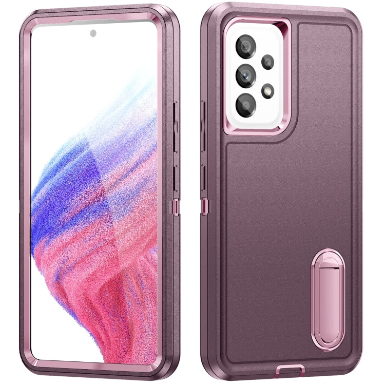 Custodia per telefono con supporto robusto 3 in 1, For Motorola Edge 30 Pro, For Samsung Galaxy A53