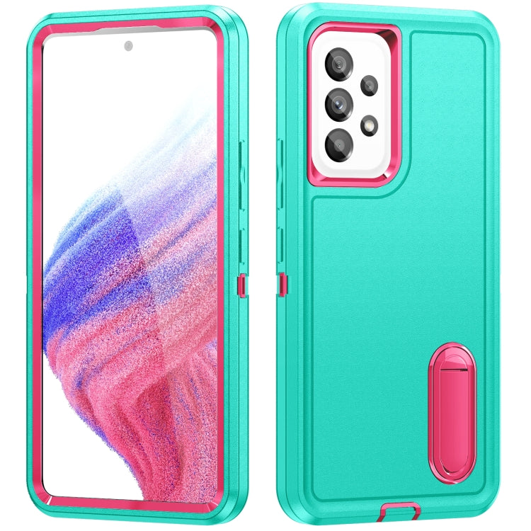 Custodia per telefono con supporto robusto 3 in 1, For Motorola Edge 30 Pro, For Samsung Galaxy A53