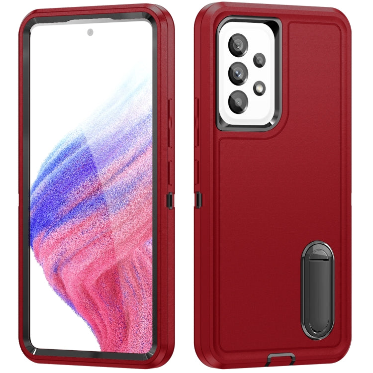 Custodia per telefono con supporto robusto 3 in 1, For Motorola Edge 30 Pro, For Samsung Galaxy A53