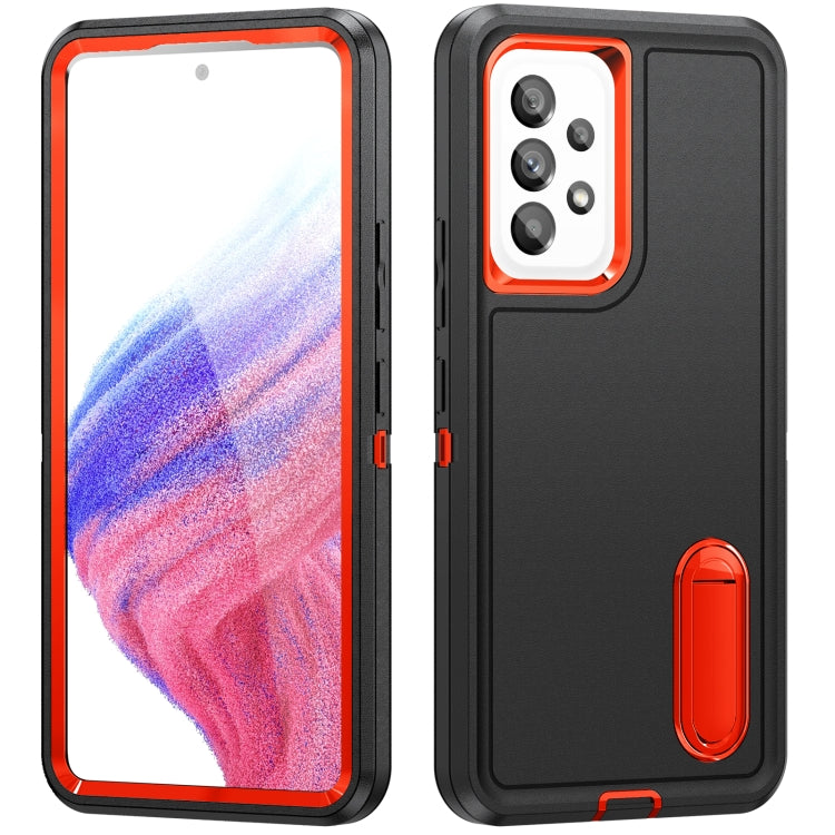 Custodia per telefono con supporto robusto 3 in 1, For Motorola Edge 30 Pro, For Samsung Galaxy A53