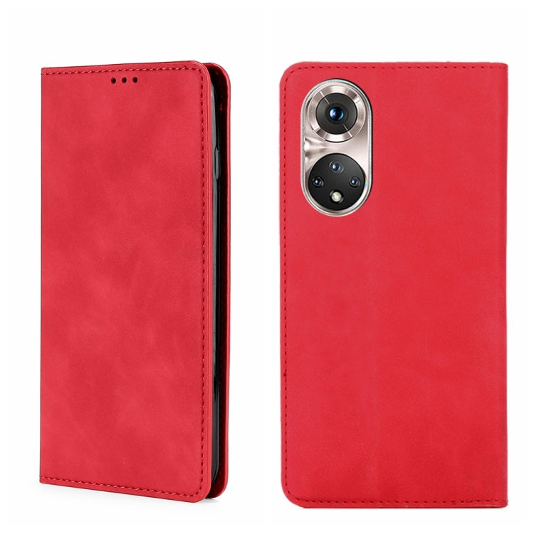 Custodia per telefono in pelle con vibrazione orizzontale magnetica Skin Feel, For Honor 50 Pro, For Huawei nova 8i, For Huawei nova 9