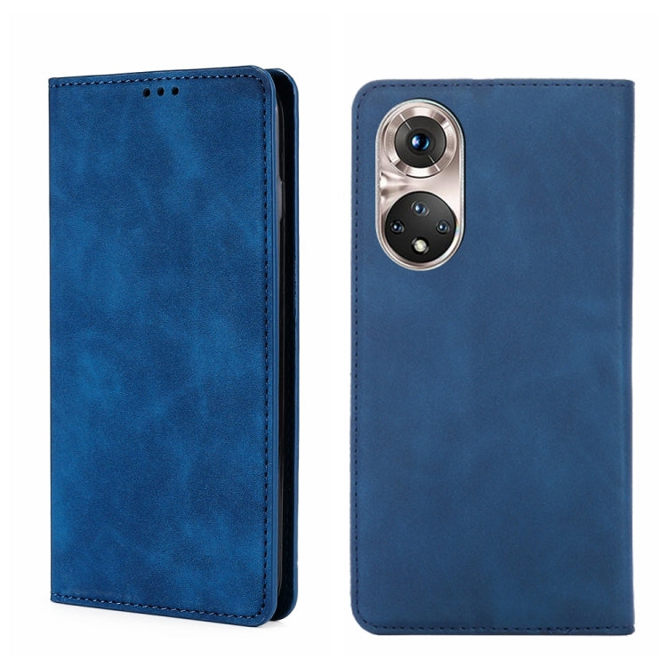 Custodia per telefono in pelle con vibrazione orizzontale magnetica Skin Feel, For Honor 50 Pro, For Huawei nova 8i, For Huawei nova 9