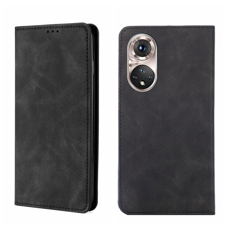 Custodia per telefono in pelle con vibrazione orizzontale magnetica Skin Feel, For Honor 50 Pro, For Huawei nova 8i, For Huawei nova 9