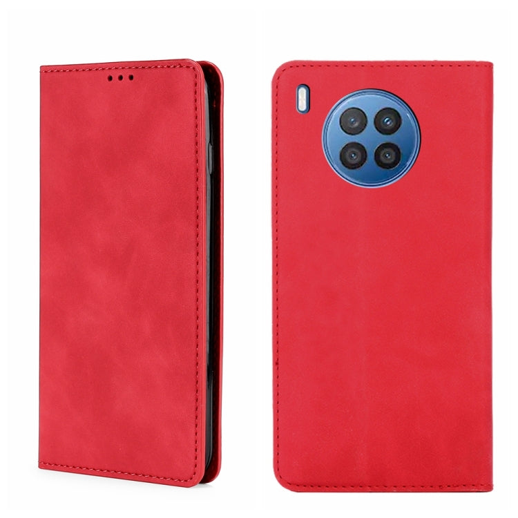 Custodia per telefono in pelle con vibrazione orizzontale magnetica Skin Feel, For Honor 50 Pro, For Huawei nova 8i, For Huawei nova 9