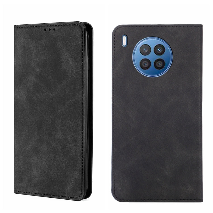Custodia per telefono in pelle con vibrazione orizzontale magnetica Skin Feel, For Honor 50 Pro, For Huawei nova 8i, For Huawei nova 9