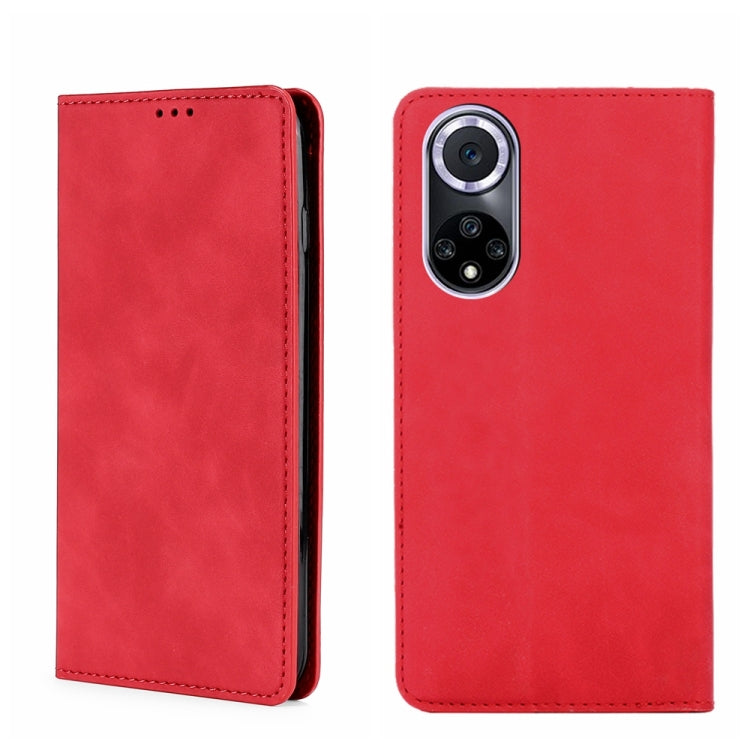 Custodia per telefono in pelle con vibrazione orizzontale magnetica Skin Feel, For Honor 50 Pro, For Huawei nova 8i, For Huawei nova 9