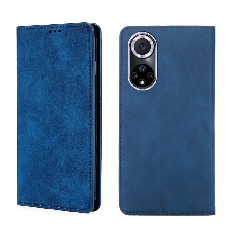 Custodia per telefono in pelle con vibrazione orizzontale magnetica Skin Feel, For Honor 50 Pro, For Huawei nova 8i, For Huawei nova 9