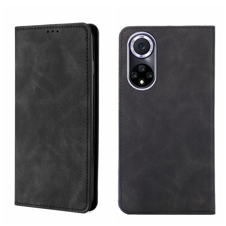 Custodia per telefono in pelle con vibrazione orizzontale magnetica Skin Feel, For Honor 50 Pro, For Huawei nova 8i, For Huawei nova 9