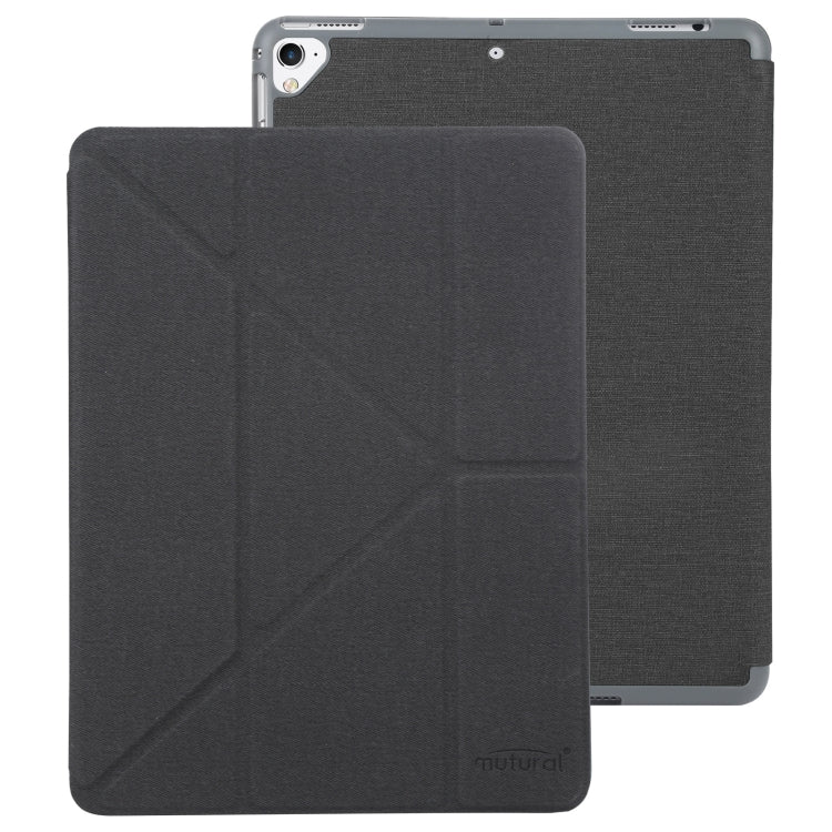 Mutural Custodia per tablet in pelle con supporto per deformazione serie King Kong, For iPad 9.7 2018 / 2017, For iPad Pro 10.5 2019 / 2017
