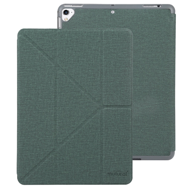 Mutural Custodia per tablet in pelle con supporto per deformazione serie King Kong, For iPad 9.7 2018 / 2017, For iPad Pro 10.5 2019 / 2017